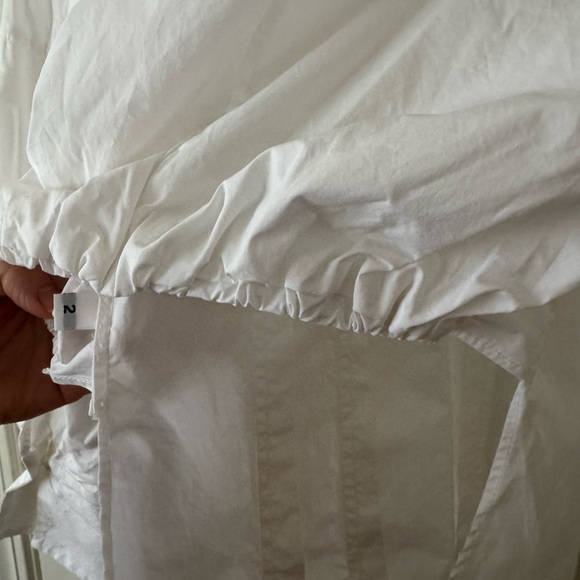 Rachel Comey White Cotton Poplin Blouse - Picture 6 of 6